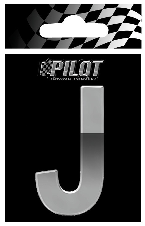 3d Letters TypE-4 (70 Mm) - J