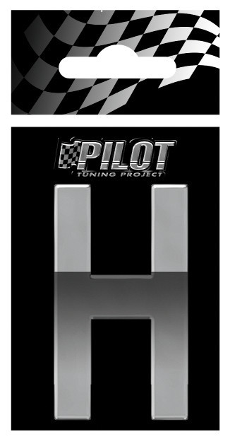 3d Letters TypE-5 (56 Mm) - H