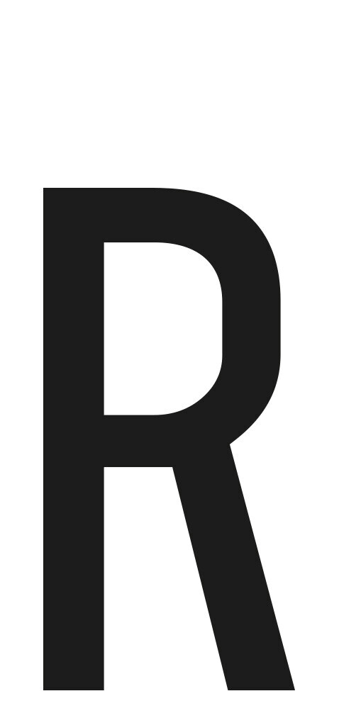 SpelL-It, Caratteri Alfanumerici Adesivi 60x30 Mm - R