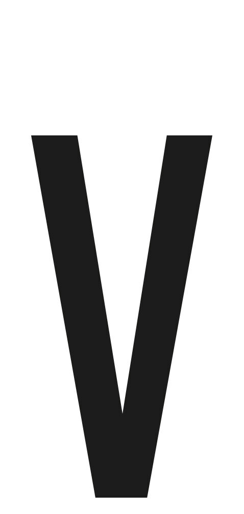 SpelL-It, Caratteri Alfanumerici Adesivi 60x30 Mm - V