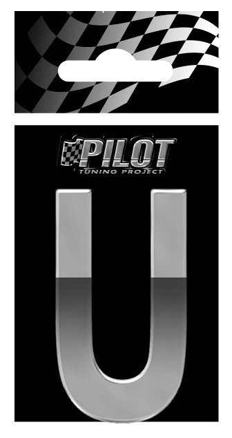 3d Letters TypE-5 (56 Mm) - U