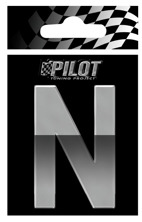 3d Letters TypE-4 (70 Mm) - N