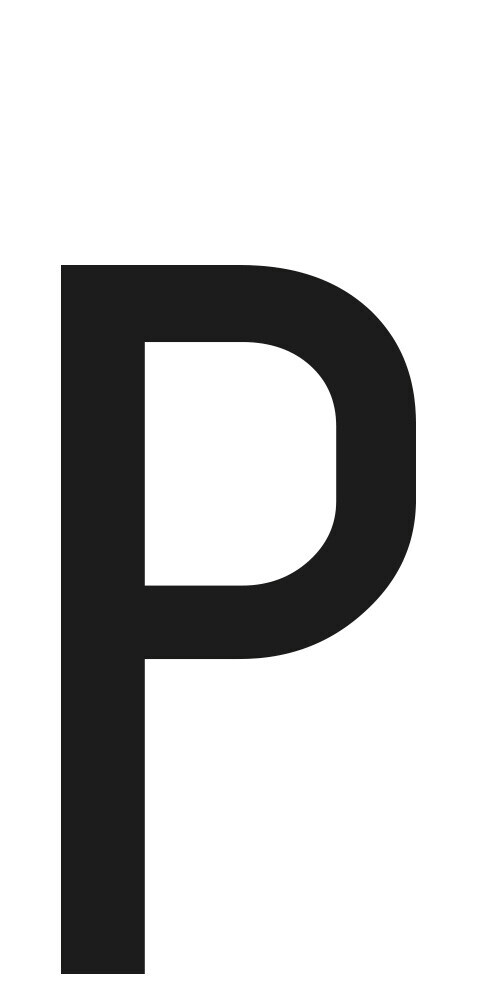 SpelL-It, Caratteri Alfanumerici Adesivi 60x30 Mm - P