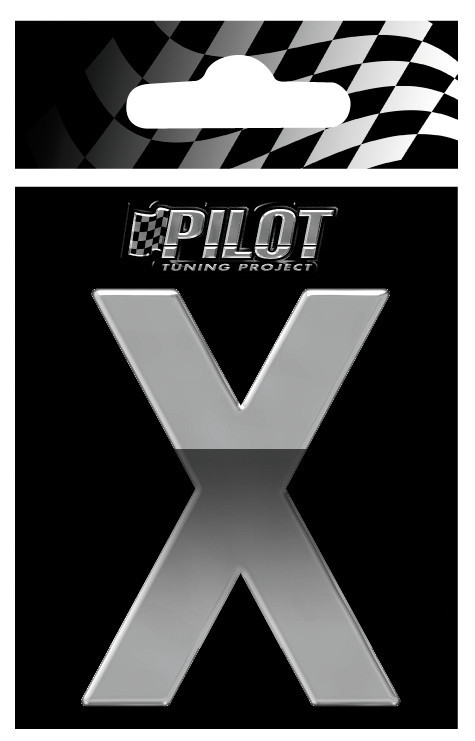 3d Letters TypE-4 (70 Mm) - X