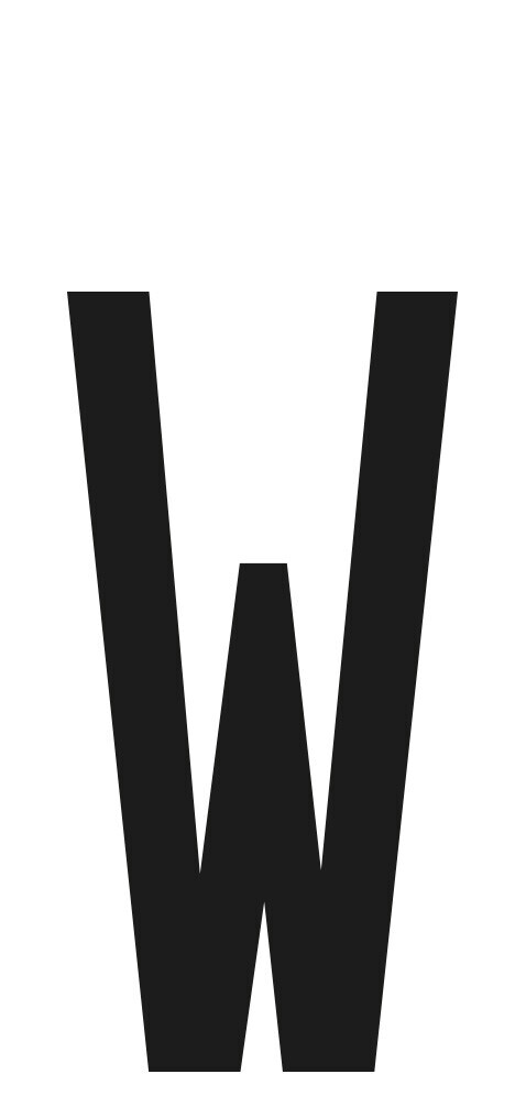 SpelL-It, Caratteri Alfanumerici Adesivi 60x30 Mm - W