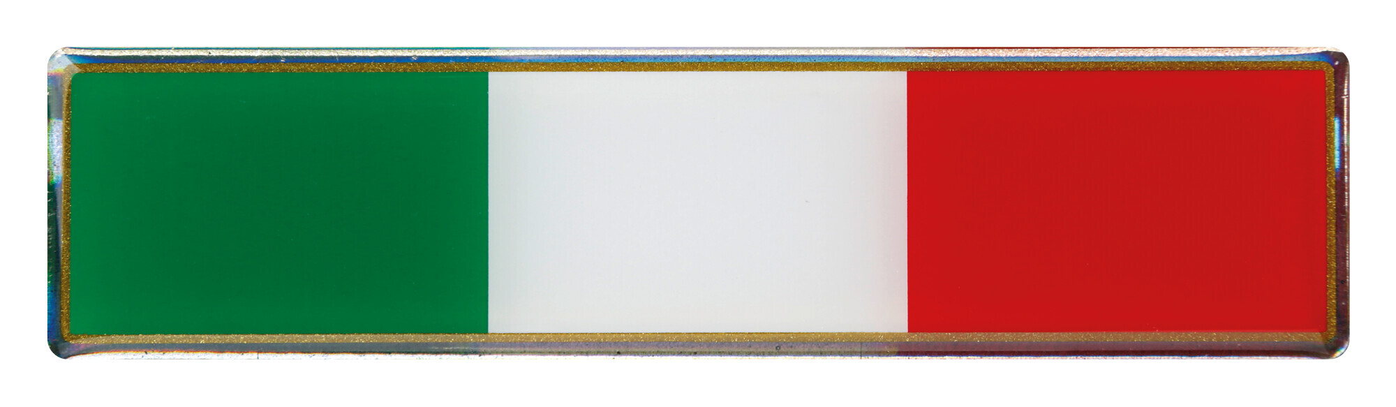 Sticky 3d - Tricolore Italia Lungo Classico, 1 Pz - 110x27 mm