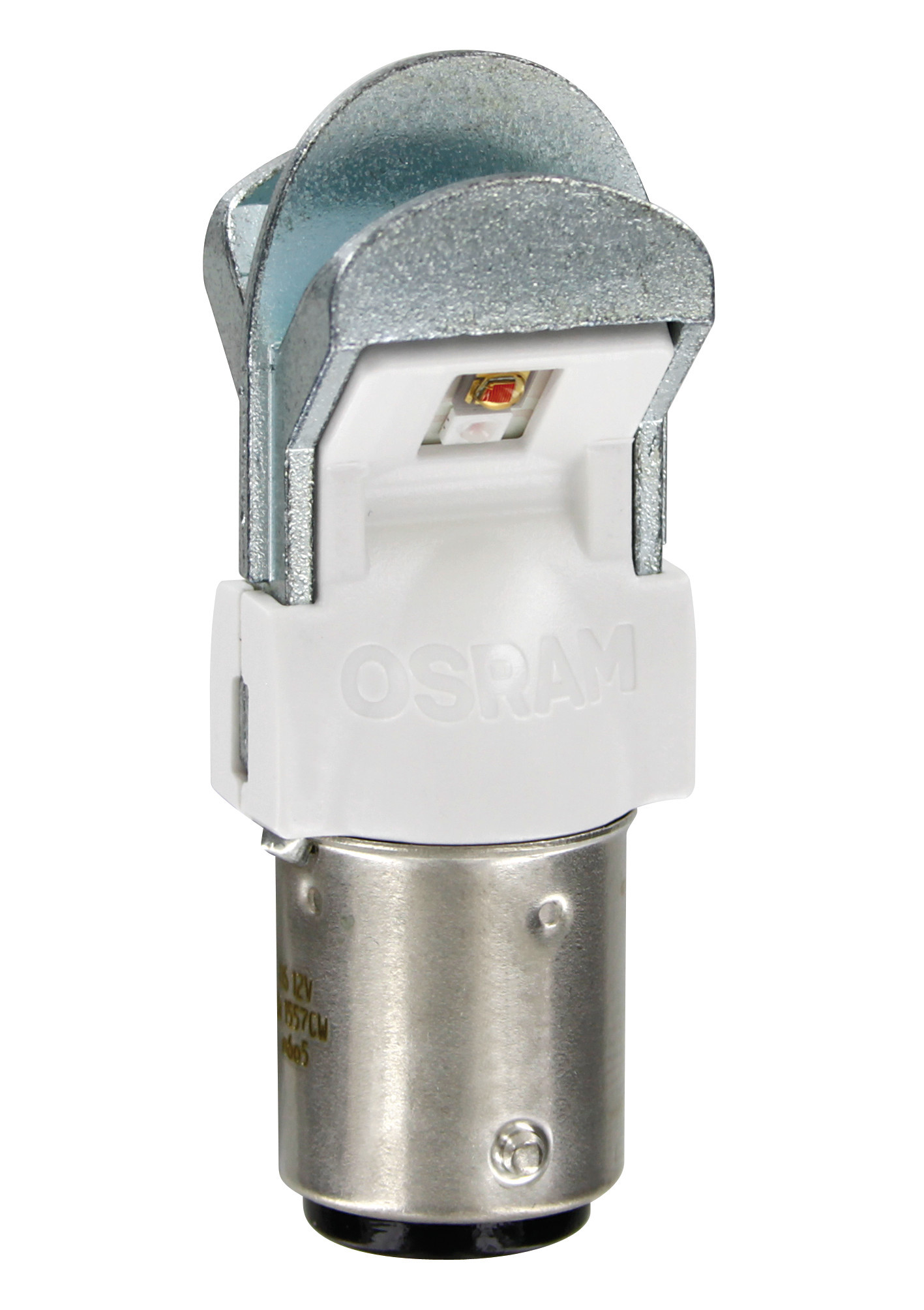 12v Ledriving Retrofit Led Premium - (p21/5w) - Bay15d - 2 Pz  - Blister - Arancio