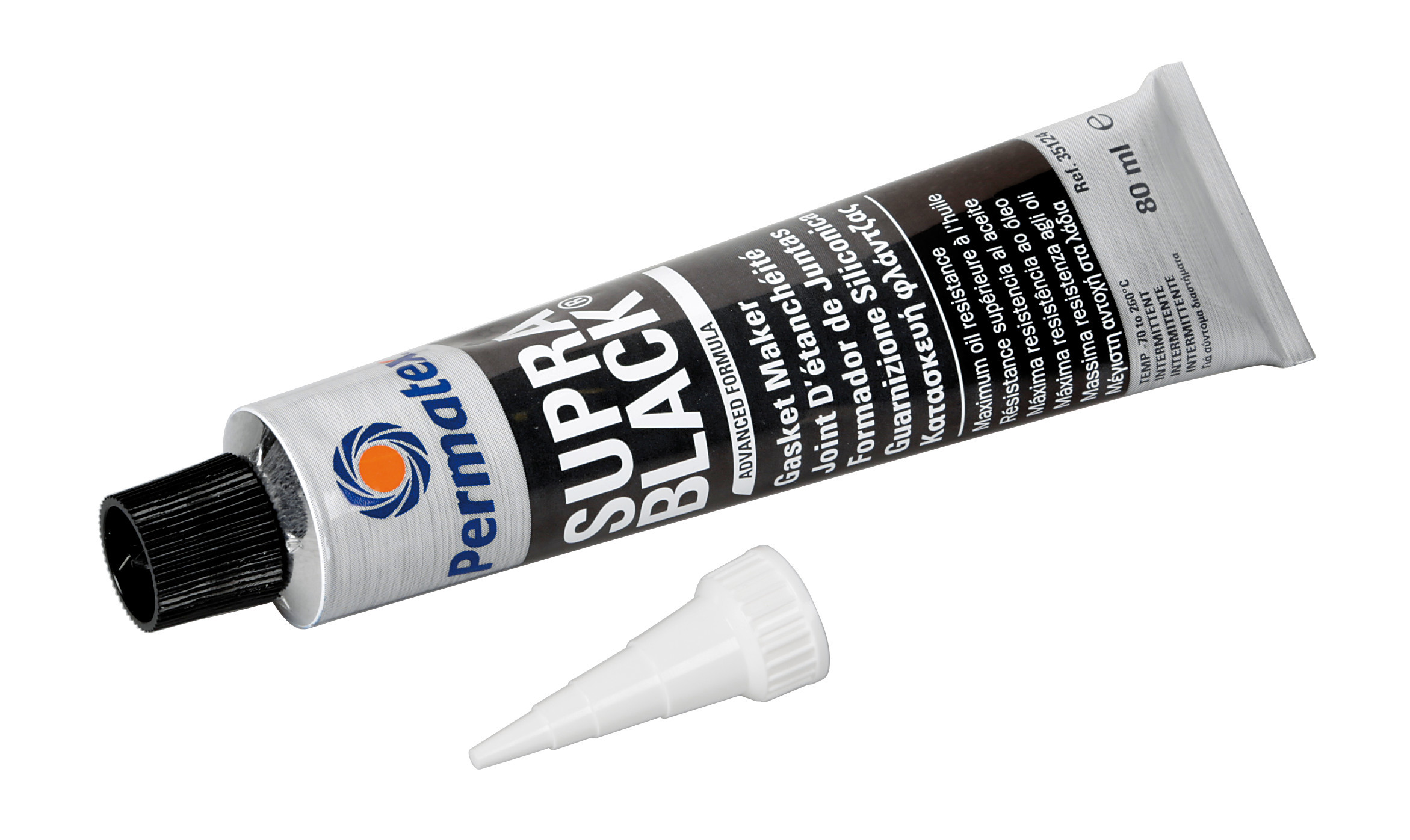 Supra Black, Guarnizione Siliconica Rapida - 80 ml