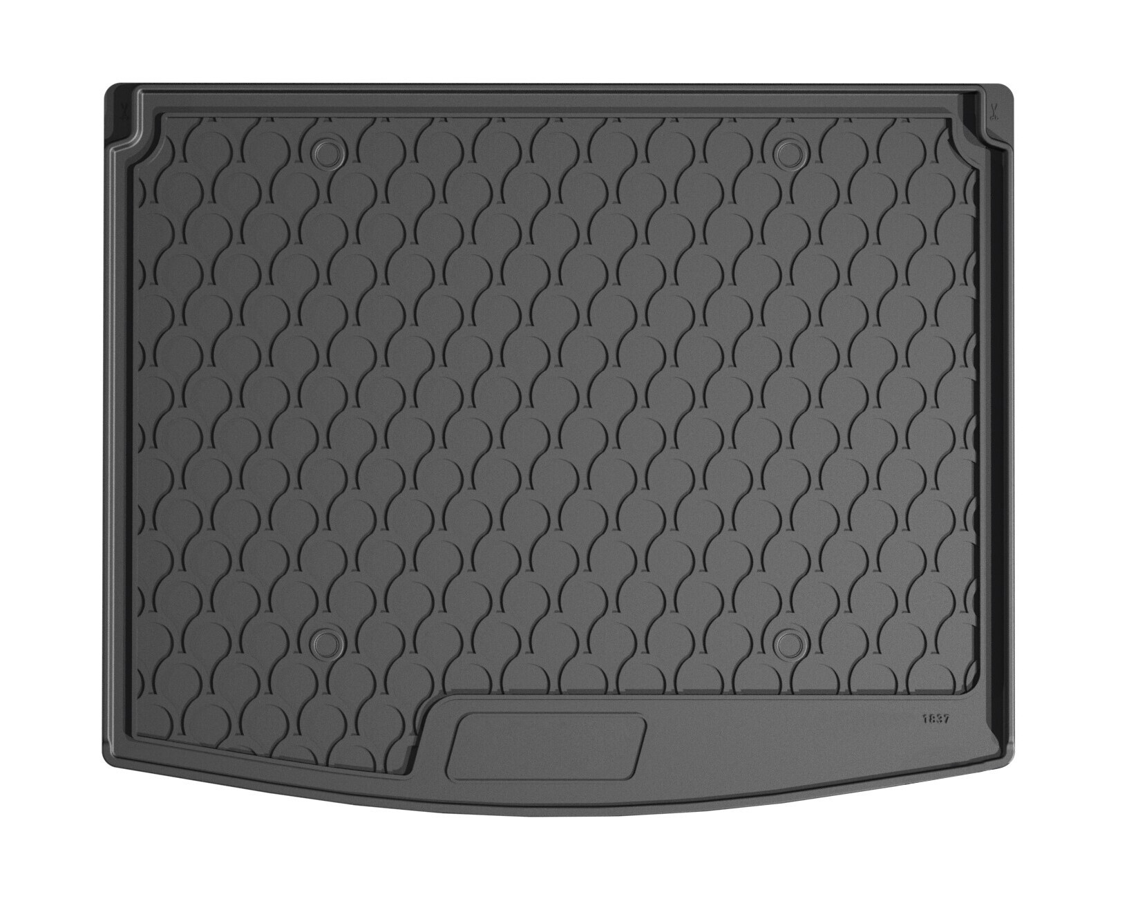 Vasca Baule Su Misura In Gomma Sintetica - Compatibile Per  Jeep Compass (07/17>05/25)