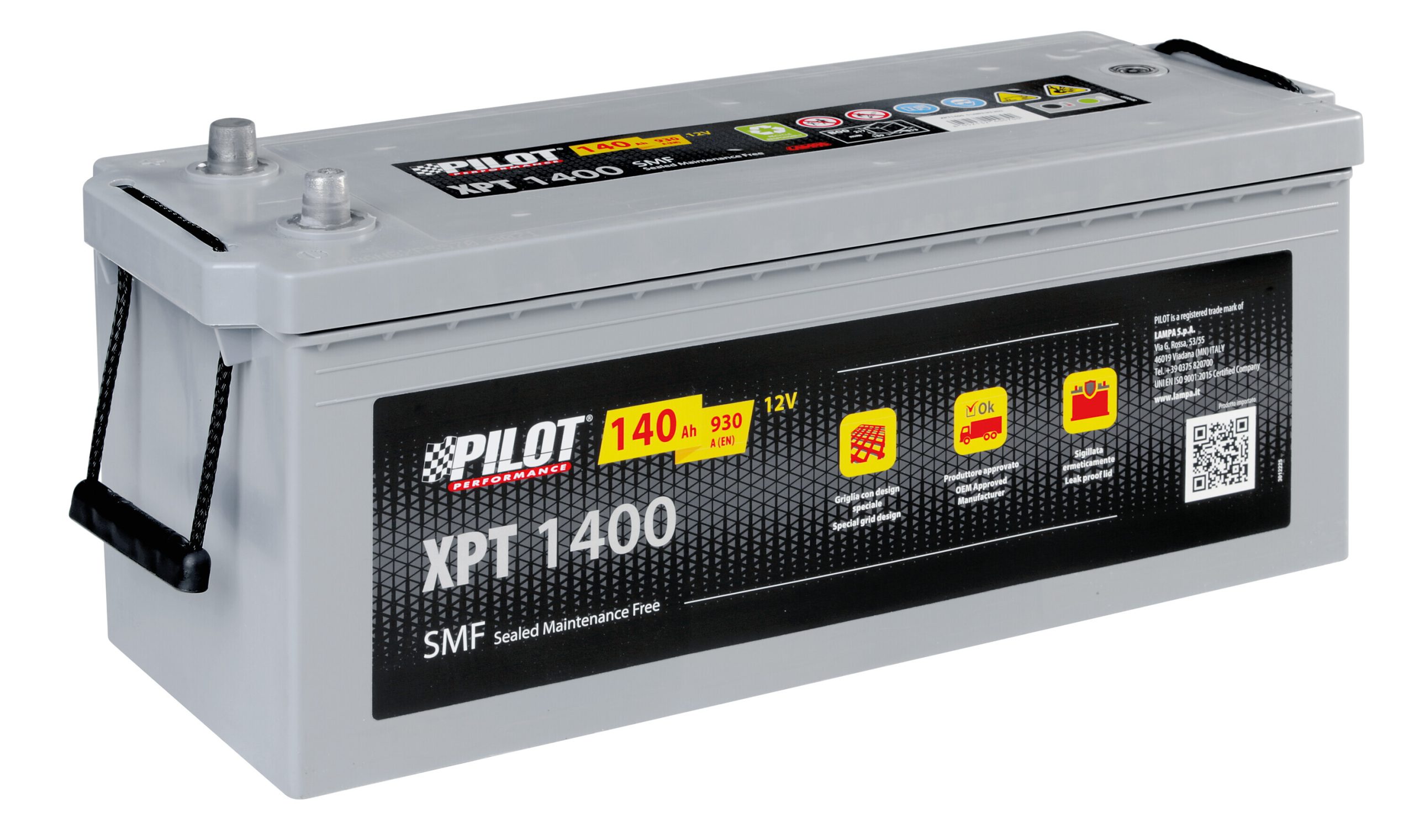 Batteria 12v - Pilot Smf - 140 Ah - 930 A