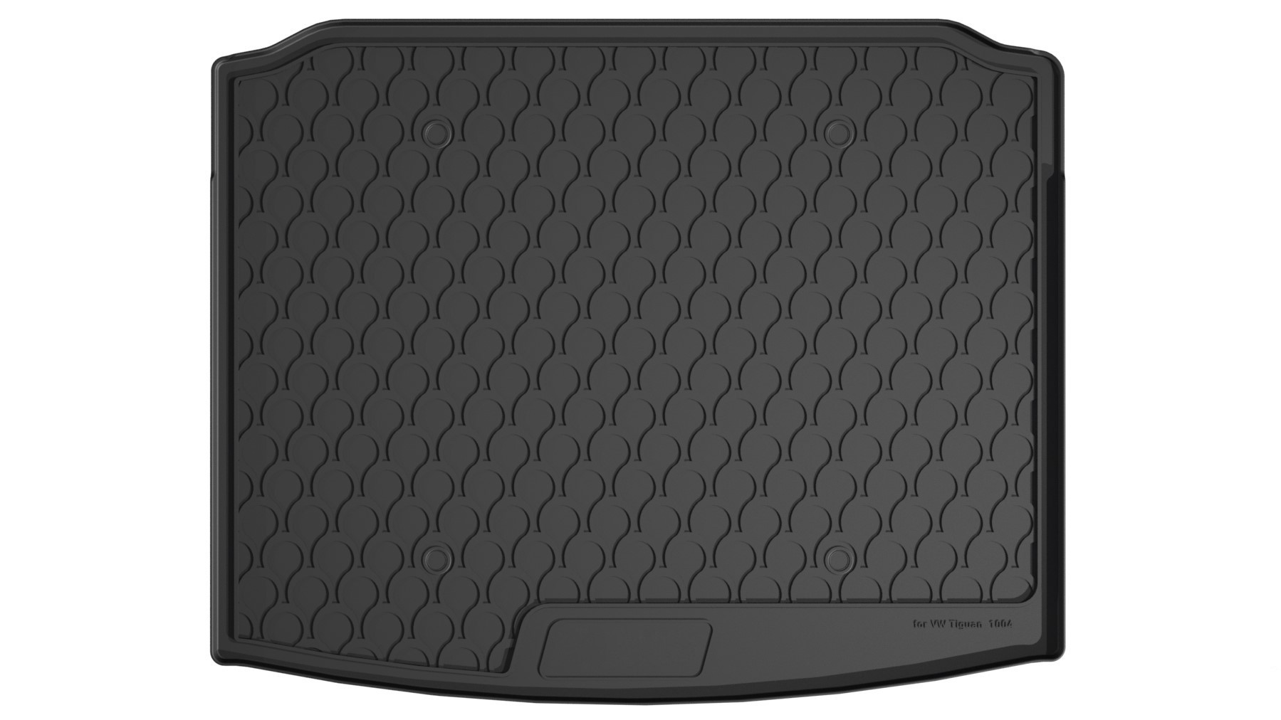 Vasca Baule Su Misura In Gomma Sintetica - Compatibile Per  Volkswagen Tiguan (05/16>11/23) Baule Basso, No Ruota Di Scorta