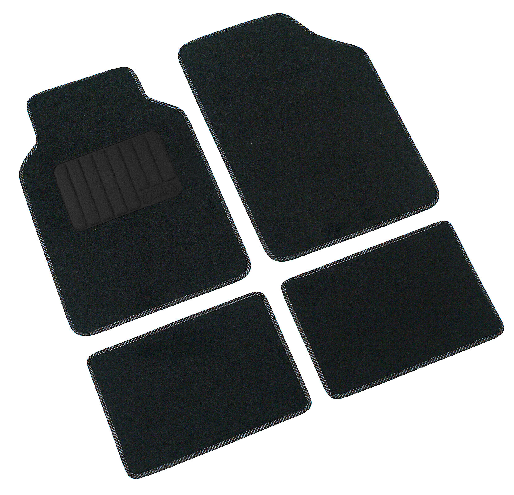 Supra, Serie Tappeti 4 Pezzi - C - Nero