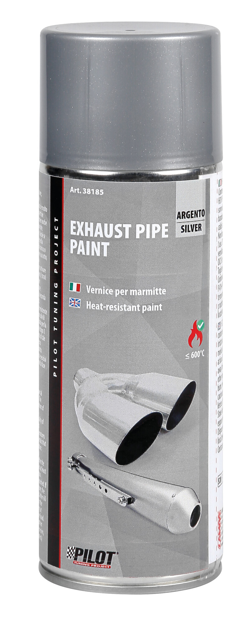 Vernice Spray Per Marmitte - 400 Ml - Argento