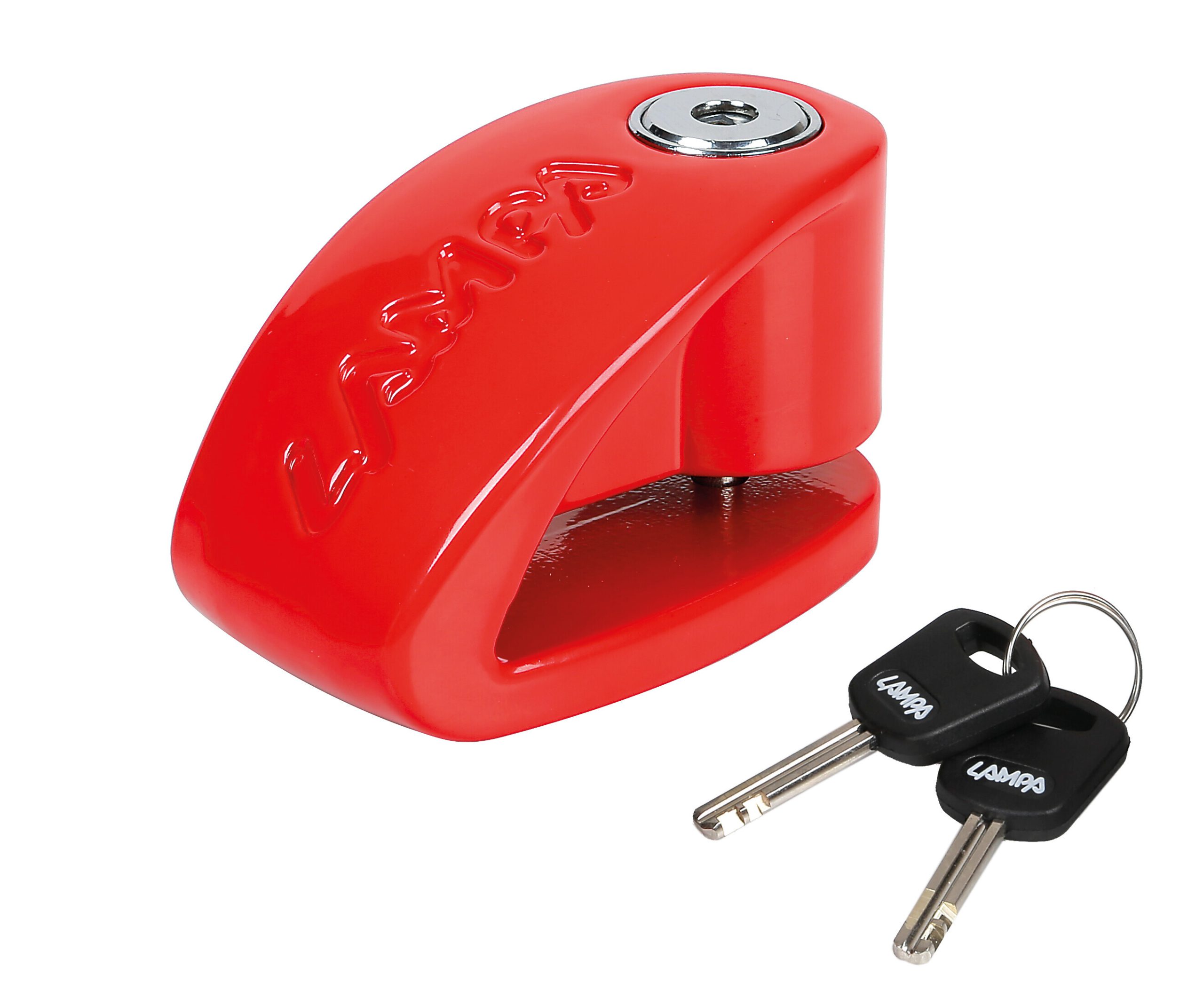 Stone, Lucchetto Bloccadisco - Perno Ø 5,5 Mm - Rosso