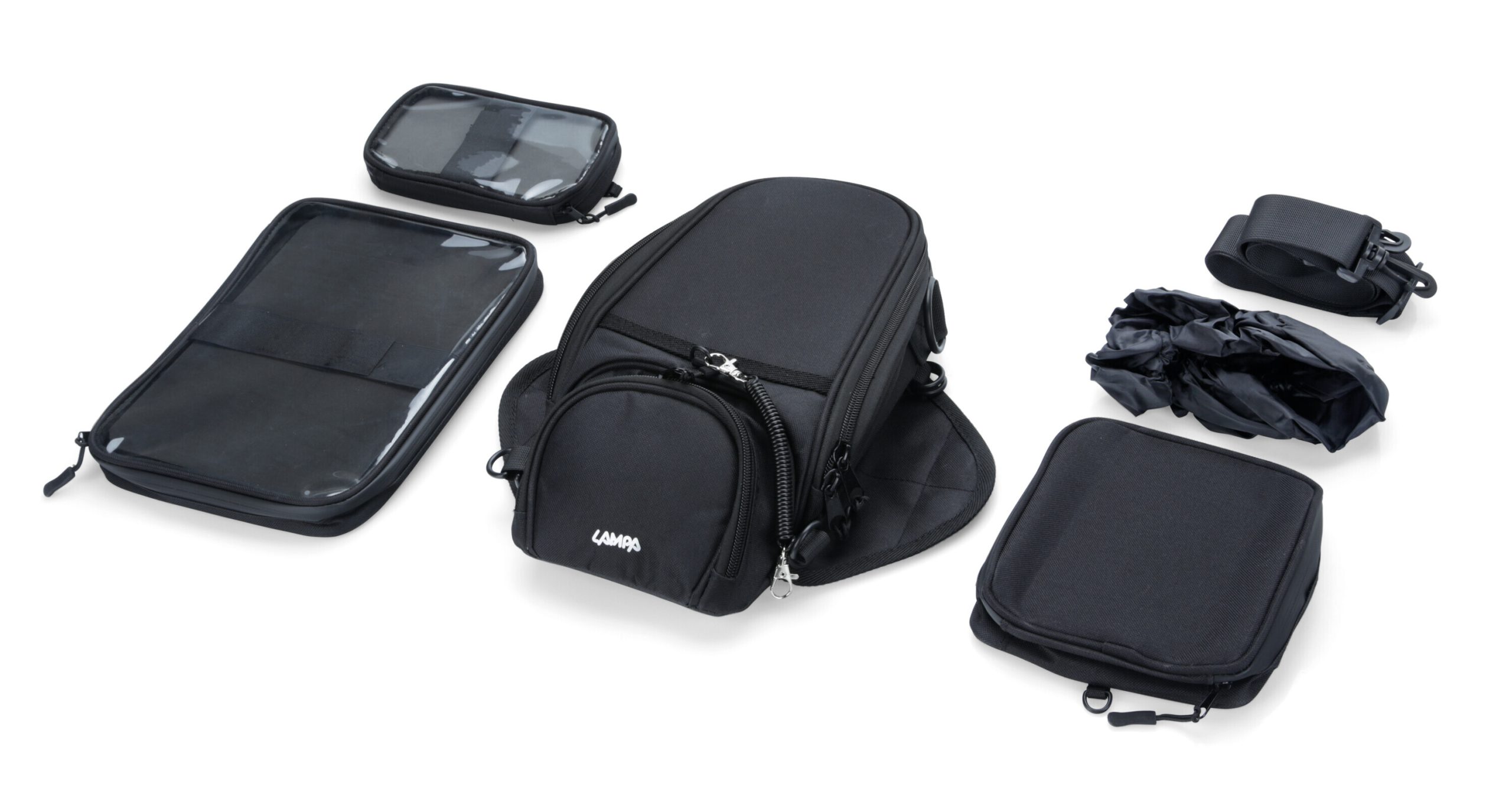 T-Voyager 4 In 1 TanK-Bag, Borsa Magnetica Per Serbatoio Con Kit 3 Borselli Intercambiabili