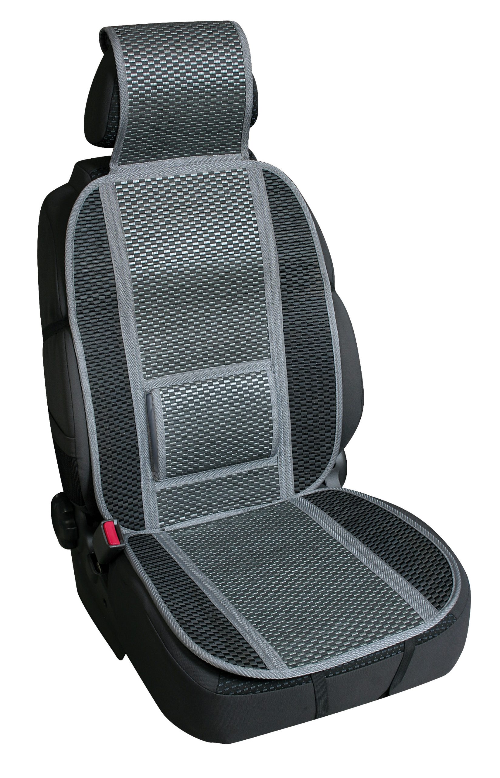 Bambù, Schienale Estivo In Fibra Naturale Di Bambù - Nero