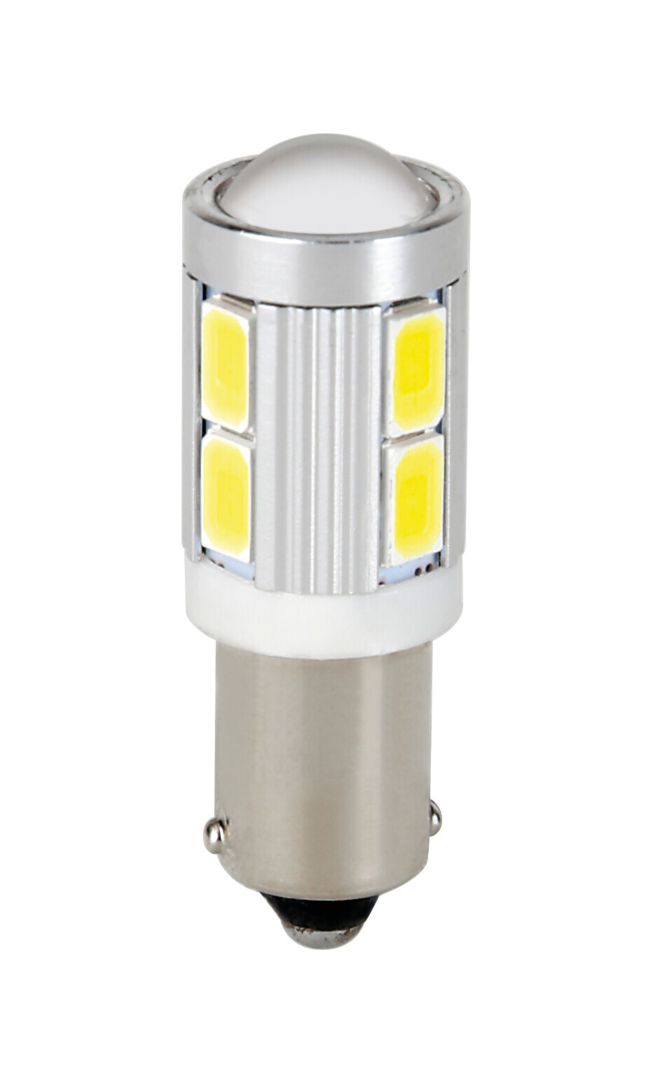 9/32v Led Series - 10 Smd - (t4w) - Ba9s - 20 Pz  - Scatola - Bianco - Doppia Polarità