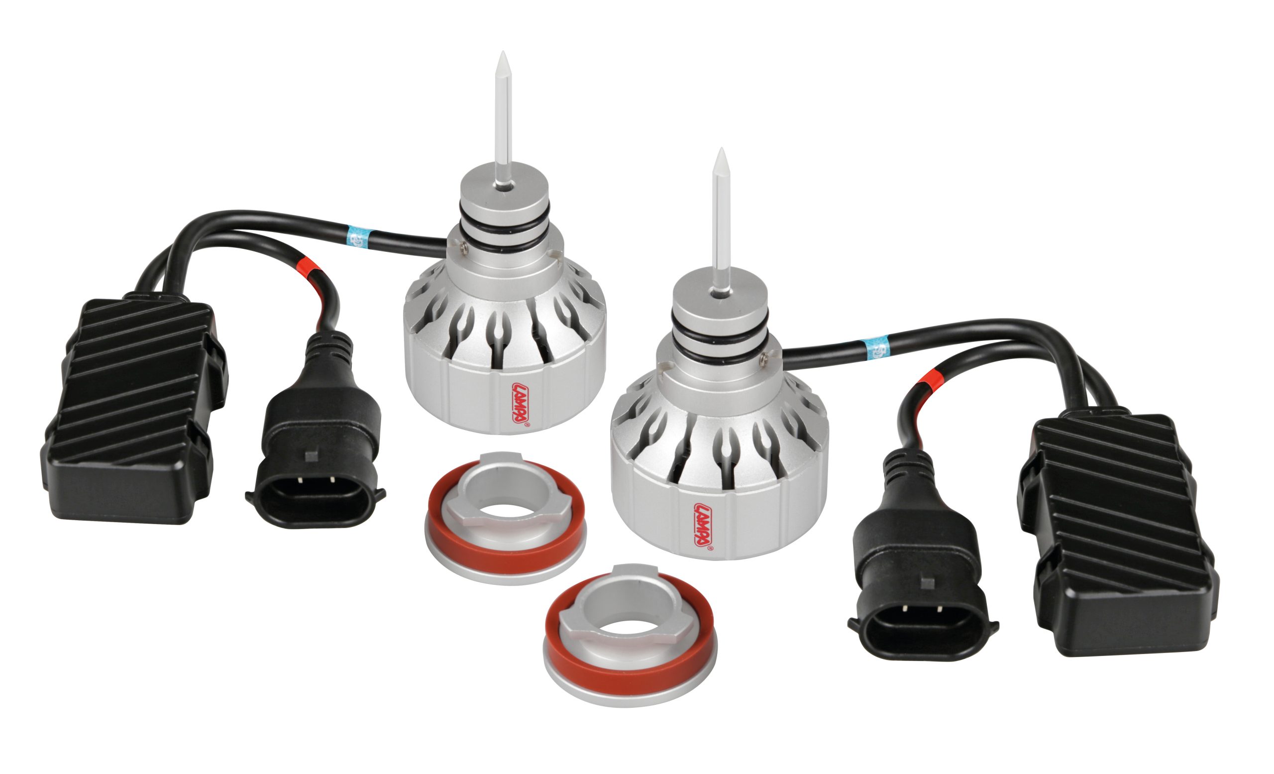 9/32v Halo Led Serie 12 PoweR-Pointer - (h8-H9-H11) - 40w - Pgj19-X - 2 Pz  - Scatola