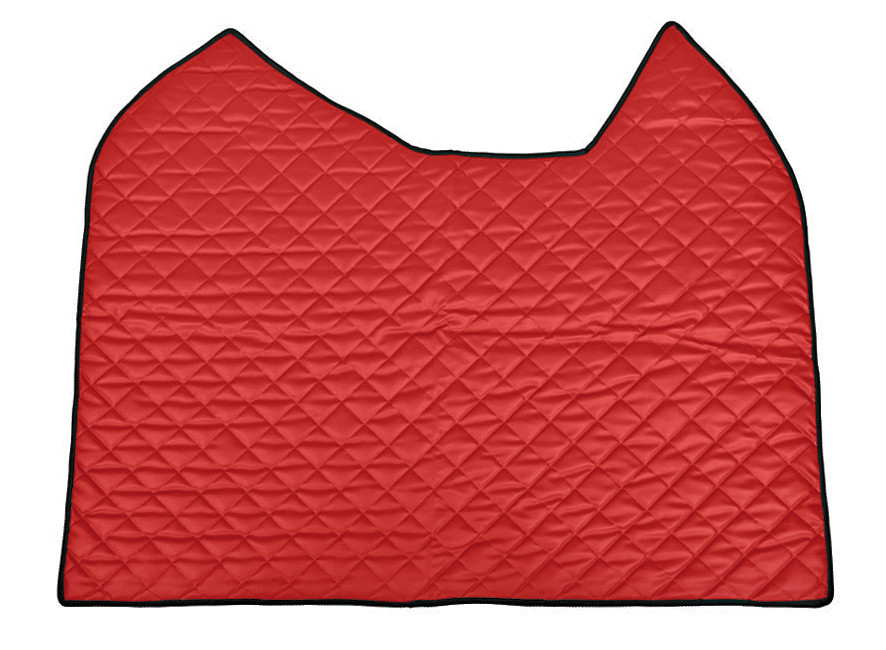 Tappeto Centrale In Skeentex - Rosso - Compatibile Per Mercedes Actros Mp4 (09/11>09/19) Cabina Larga, Sedile Pass. Pieghevole, Tunnel - Mercedes Act