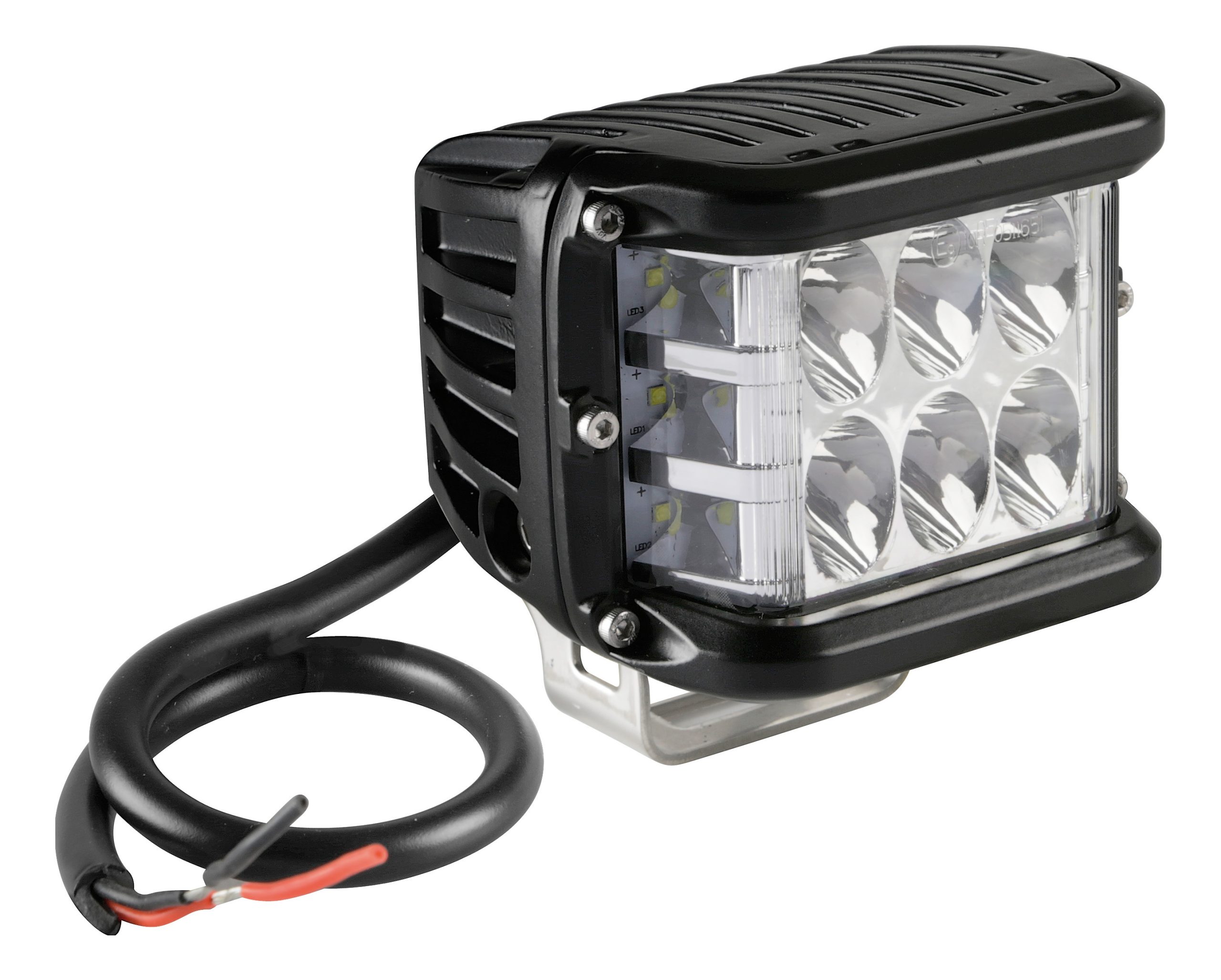 WL-24, Faro Ausiliario A 12 Led - 12/24v - Bianco