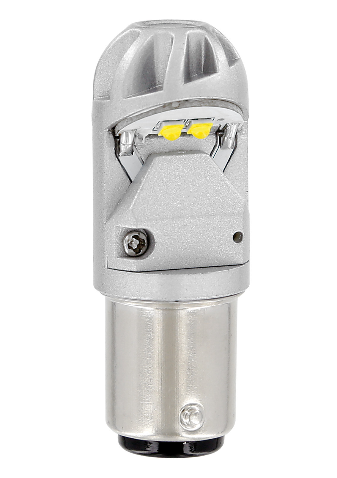 9/30v MegA-Led HP-4 - 4 Smd X 1 Chip - (p21/5w) - Bay15d - 1 Pz  - D/blister - Arancio