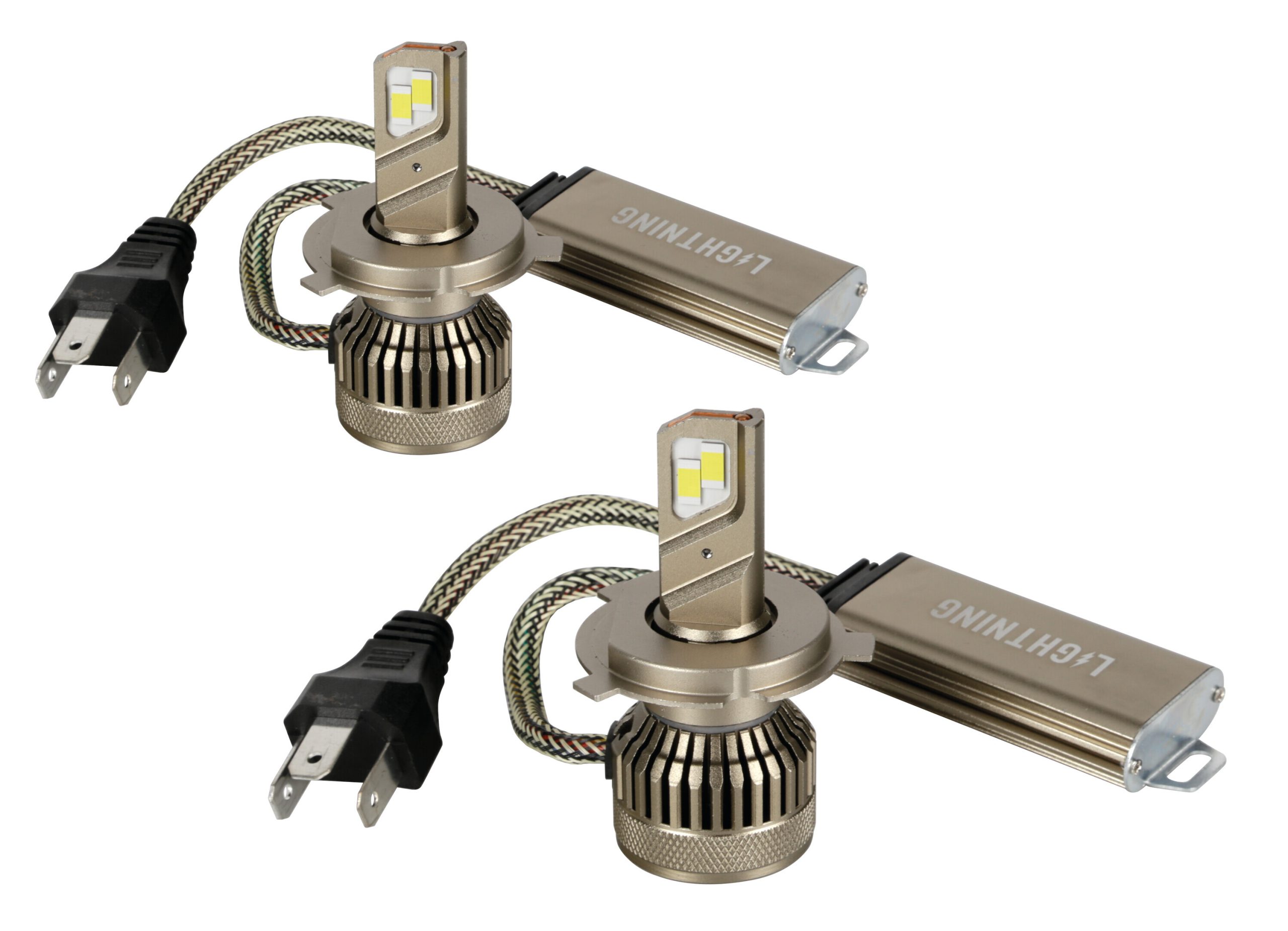 9/32v Halo Led Serie 14 Lightning - (h4) - 45w - P43t - 2 Pz  - Scatola