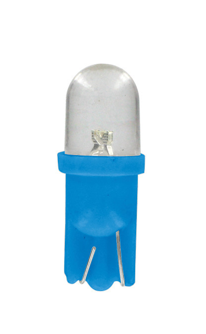 12v ColouR-Led, Lampada 1 Led - (t10) - W2,1x9,5d - 2 Pz  - Scatola - Blu