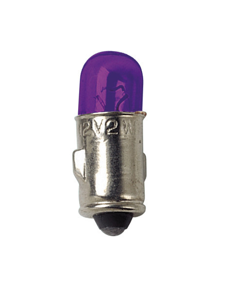 12v Lampada Mignon - 2w - Ba7s - 2 Pz  - D/blister - Viola