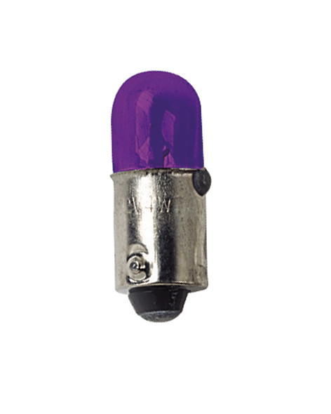 12v Lampada Micro - (t4w) - 4w - Ba9s - 2 Pz  - D/blister - Viola