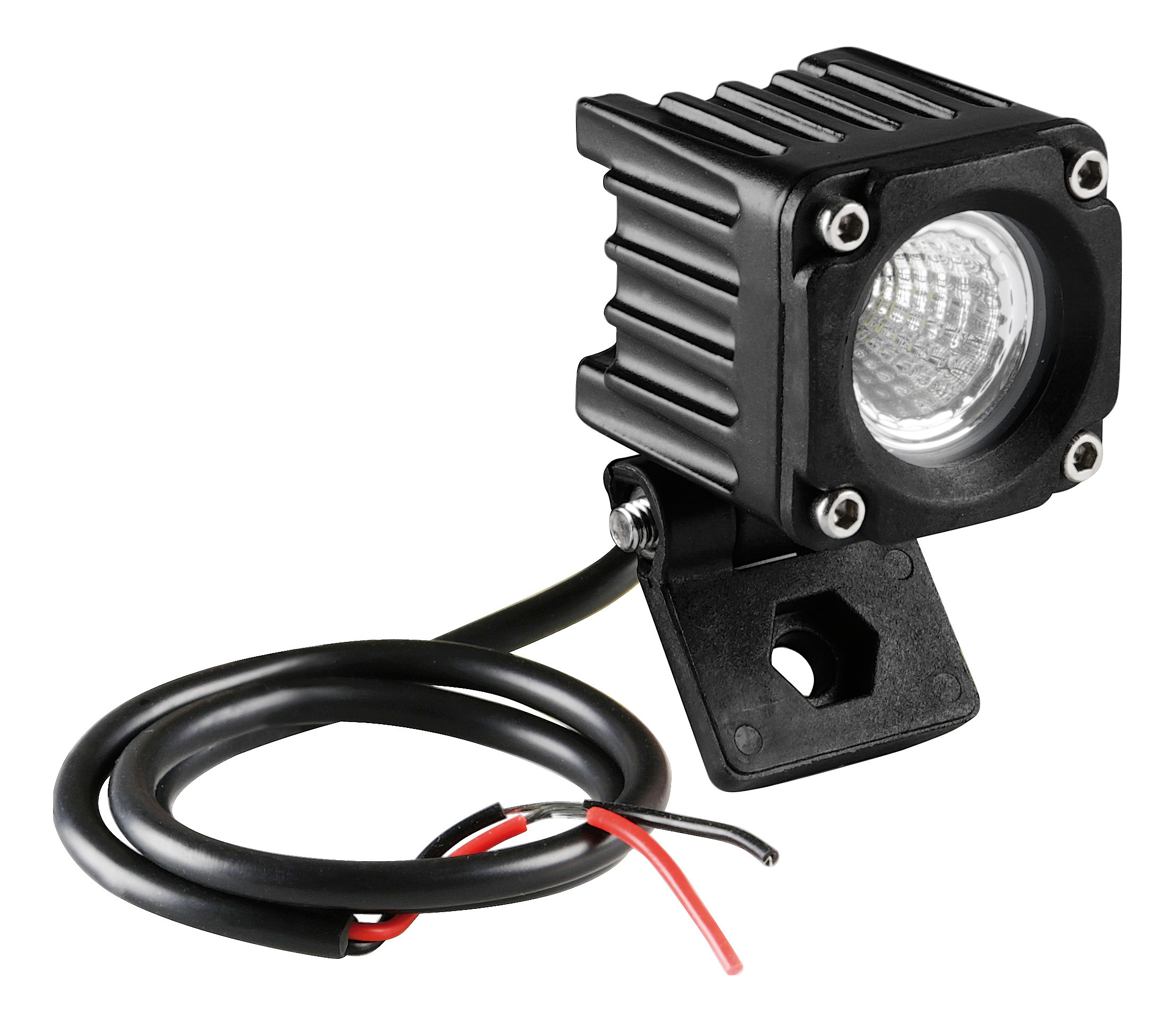 WL-19, Faro Ausiliario A 1 Led - 12/24v - Luce Ampia - Bianco
