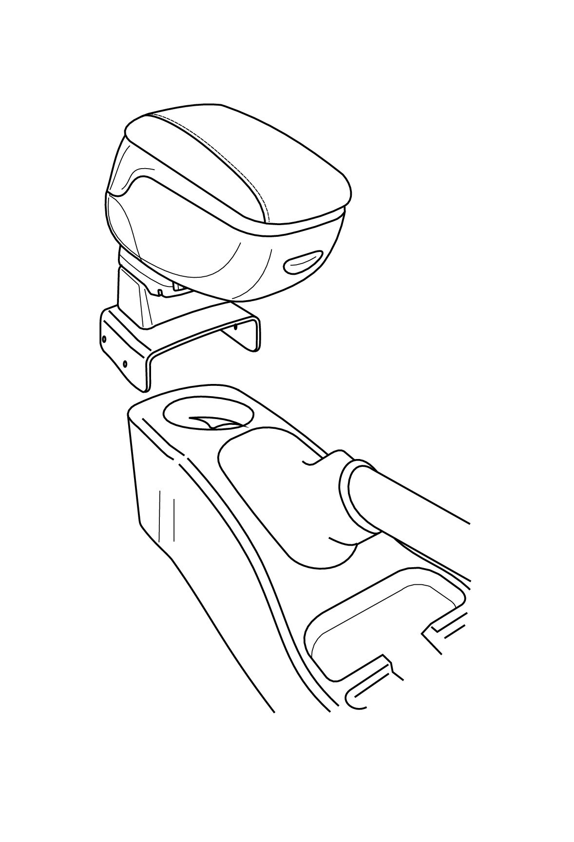 Attacco Bracciolo - Compatibile Per  Ford Tourneo Connect (06/02>10/13)