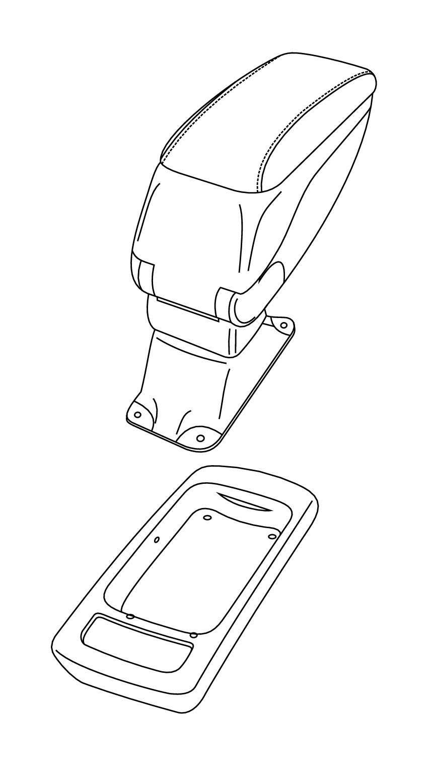 Attacco Bracciolo - Compatibile Per  Opel Meriva (05/10>05/17)