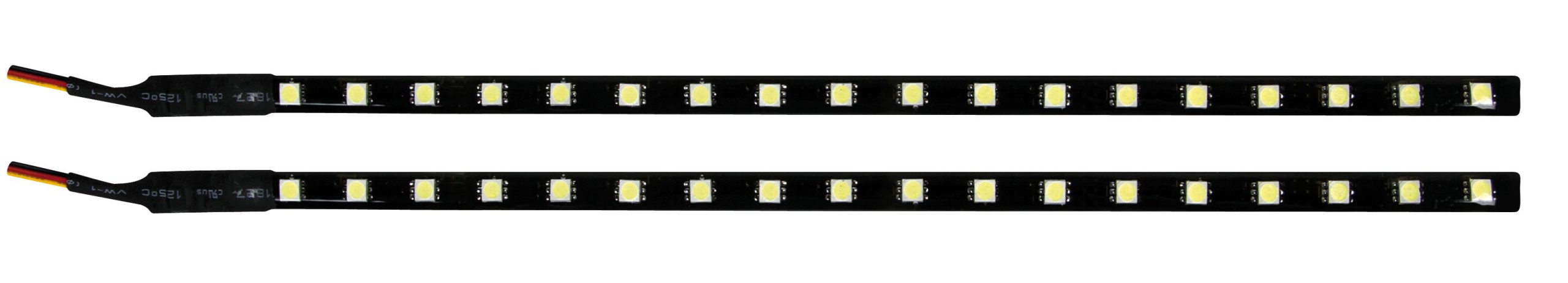 UltrA-Strips, 12v - 18 Led - 2x30 Cm - Bianco