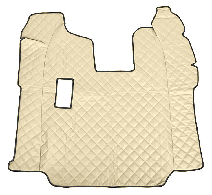 Tappeto Centrale In Skeentex - Panna - Compatibile Per Scania R Serie 6 (09/09>08/13) Manuale - Scania R Serie 6 - Streamline (09/13>12/17) Manuale