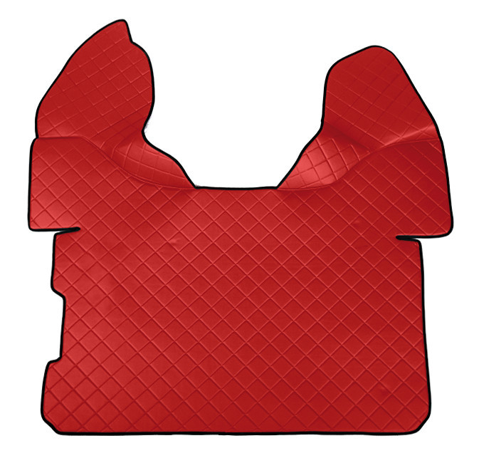 Tappeto Centrale In Skeentex - Rosso - Compatibile Per Daf Xf 105 (02/04>12/14) Automatico, Con Webasto - Daf Xf 106 (10/12>05/21) Automatico, Con we