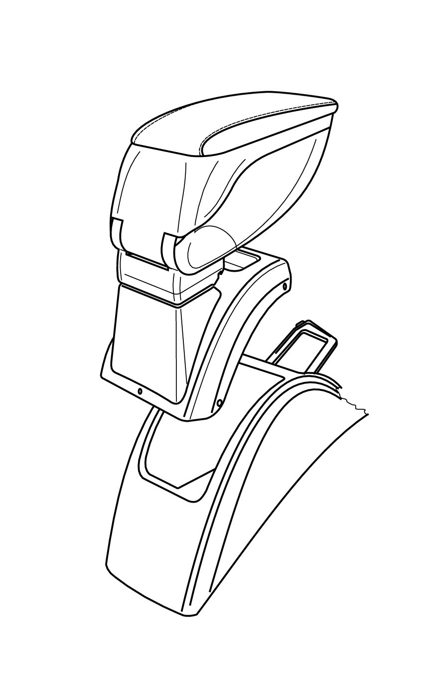 Attacco Bracciolo - Compatibile Per  Renault Megane Ii 3p (10/02>10/08) -  Renault Megane Ii 4p (10/03>10/08) -  Renault Megane Ii 5p (10/02>10/08) -