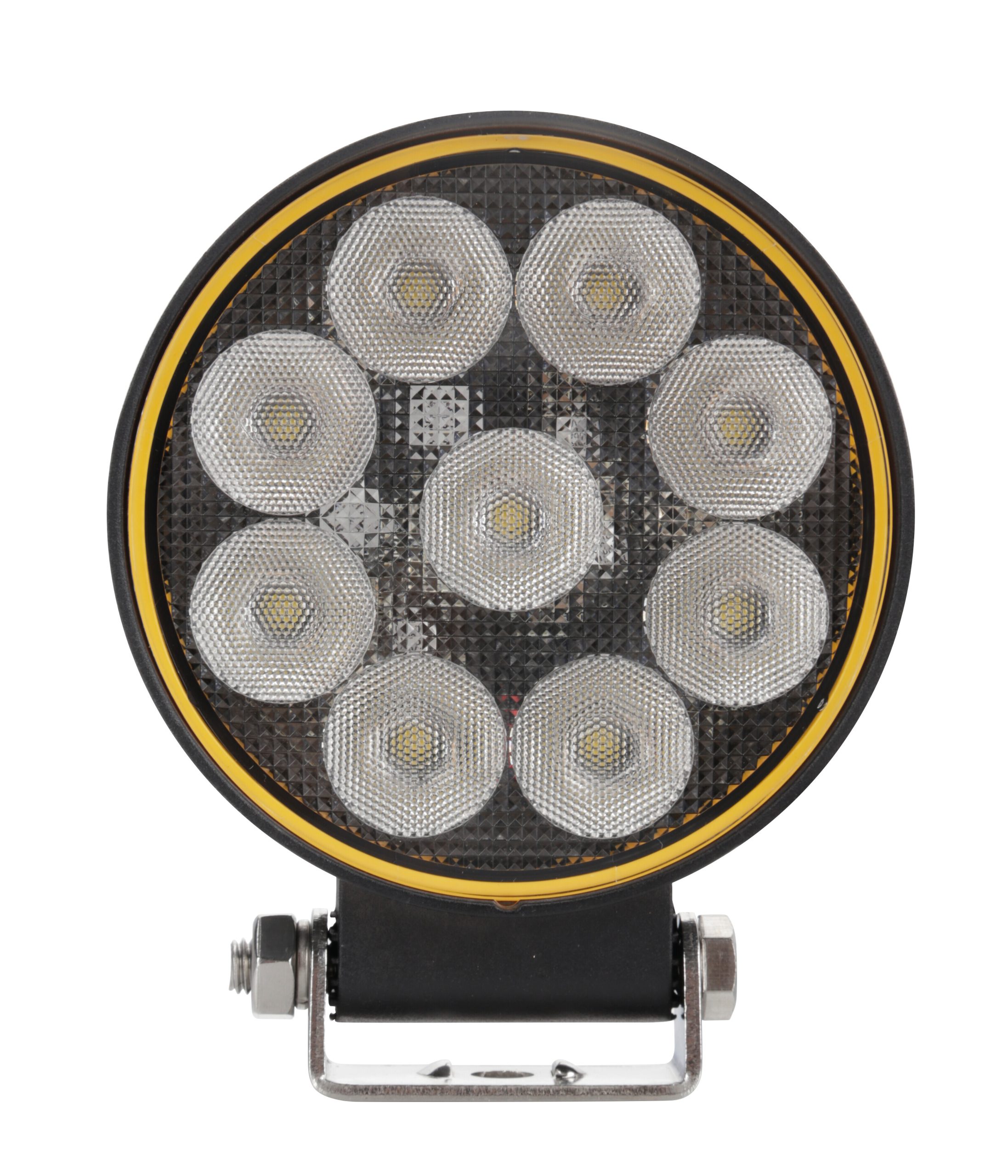 WL-29, Faro Ausiliario A 9 Led - 12/24v - Bianco