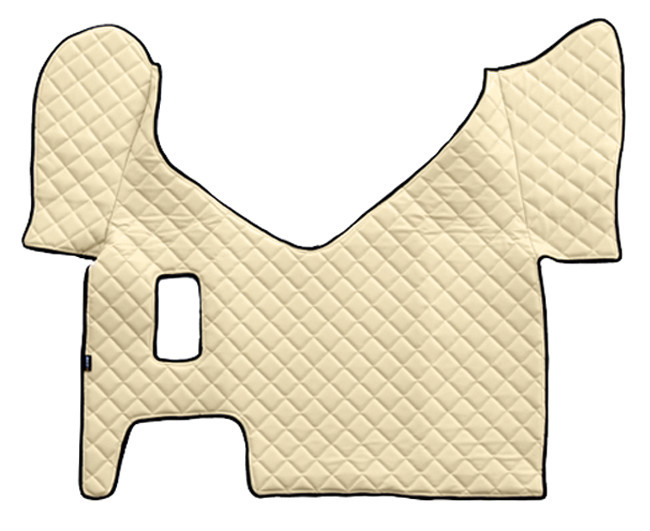 Tappeto Centrale In Skeentex - Panna - Compatibile Per Iveco Stralis (08/02>12/12) Manuale, Cabina Larga - Iveco Stralis (07/12>12/19) Manuale, Cabin