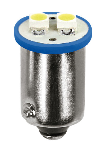 12v HypeR-Led 6 - 2 Smd X 3 Chips - Ba9s - 2 Pz  - D/blister - Blu