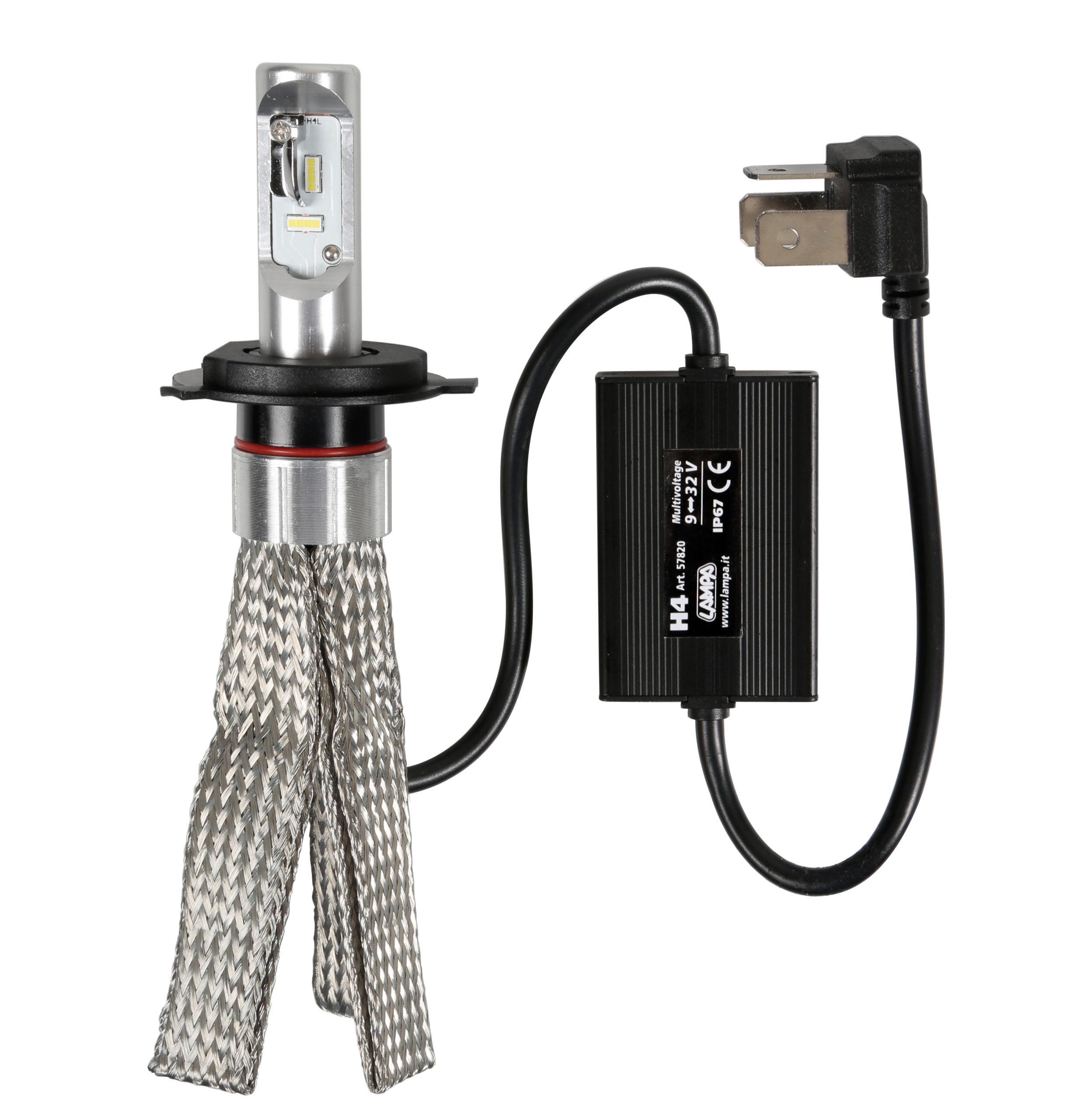 9/32v Halo Led Serie 2 StriP-Cool - (h4) - 20w - P43t - 1 Pz  - D/blister