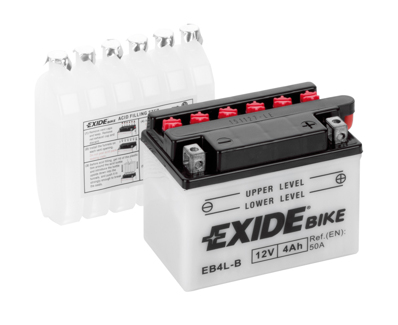Batteria 12v - Exide Bike Conventional - 4 Ah - 50 A
