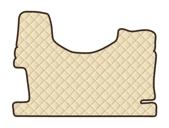 Tappeto Centrale In Skeentex - Panna - Compatibile Per Mercedes Actros Mp3 (06/08>12/13) Tunnel Alto