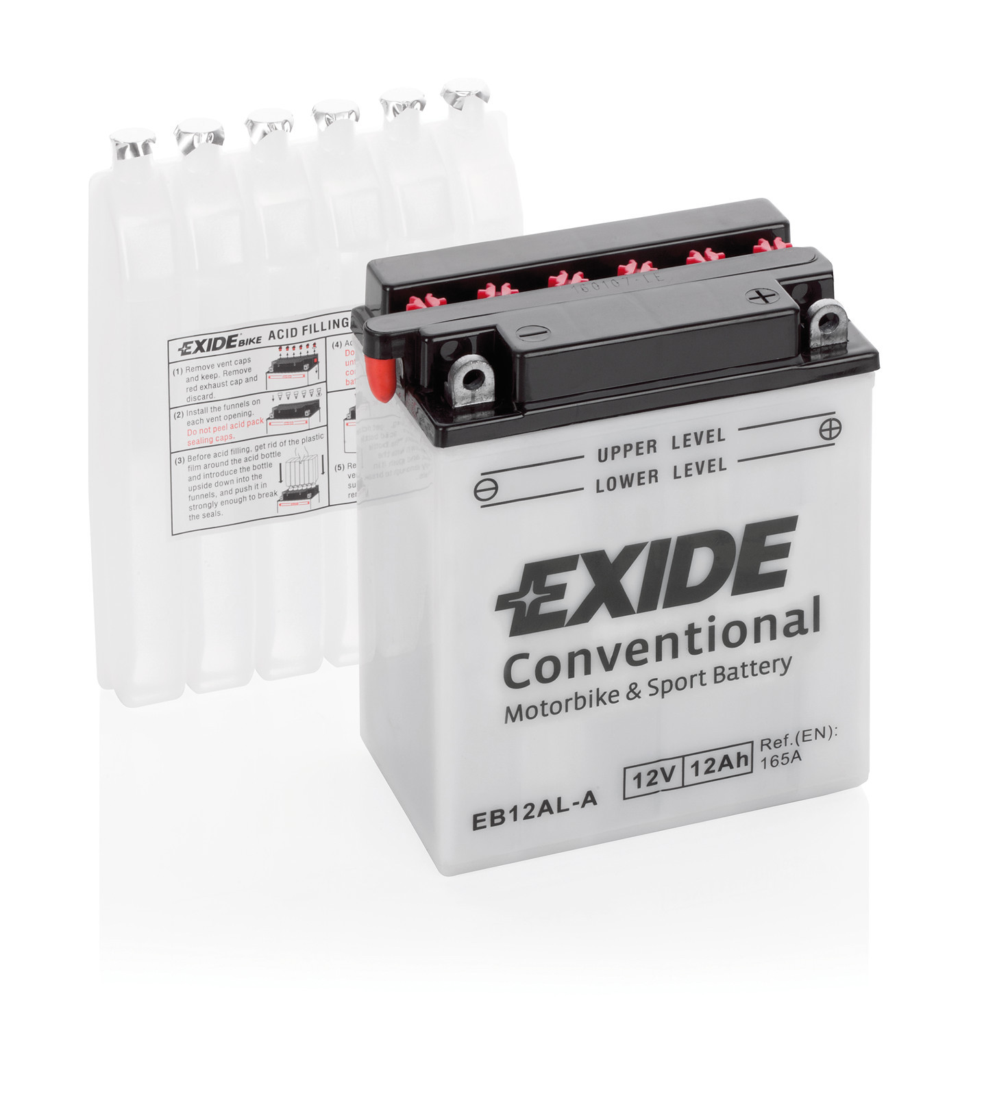 Batteria 12v - Exide Bike Conventional - 12 Ah - 165 A