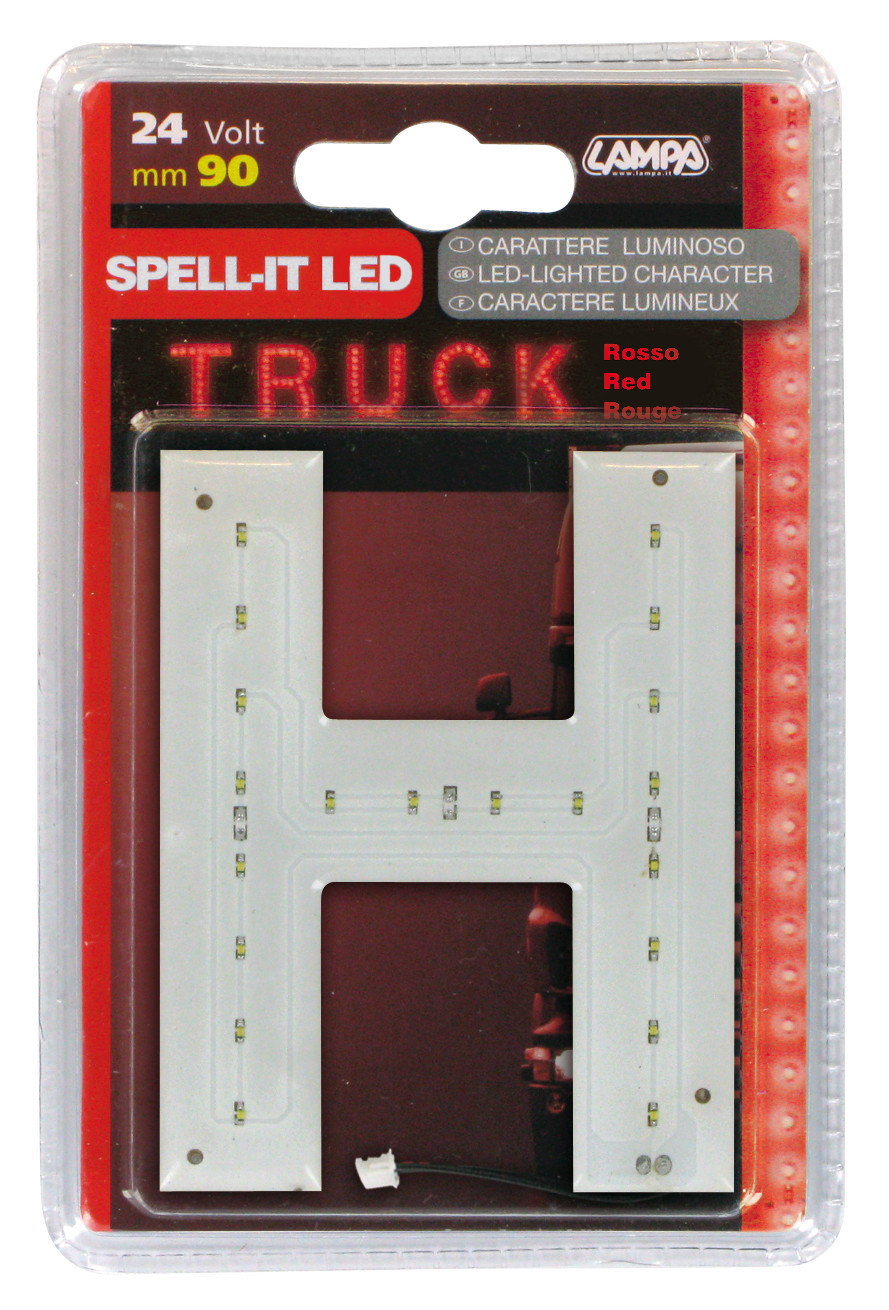 SpelL-It Led, 90 Mm, 24v - Rosso - H