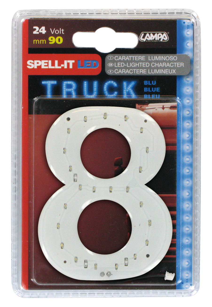 SpelL-It Led, 90 Mm, 24v - Blu - 8