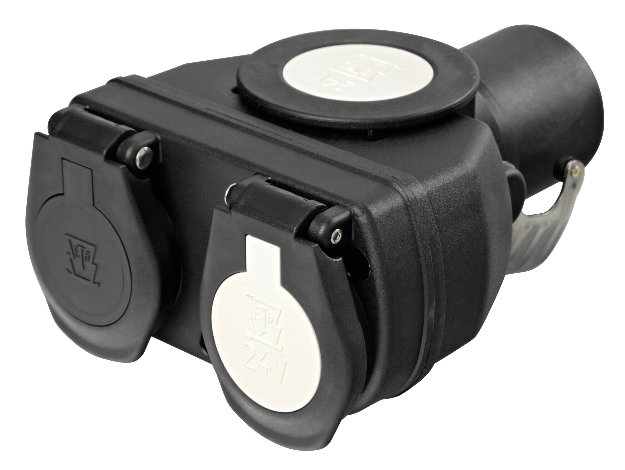 Adattatore Compatto Da Spina 15 Poli A 2 Prese 7 Poli, 24v