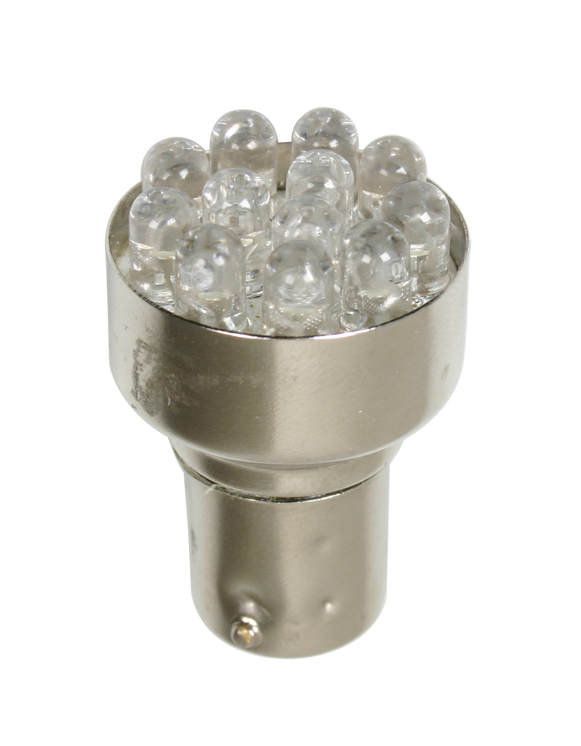 24v Lampada MultI-Led 12 Led - (p21/5w) - Bay15d - 1 Pz  - Scatola - Bianco