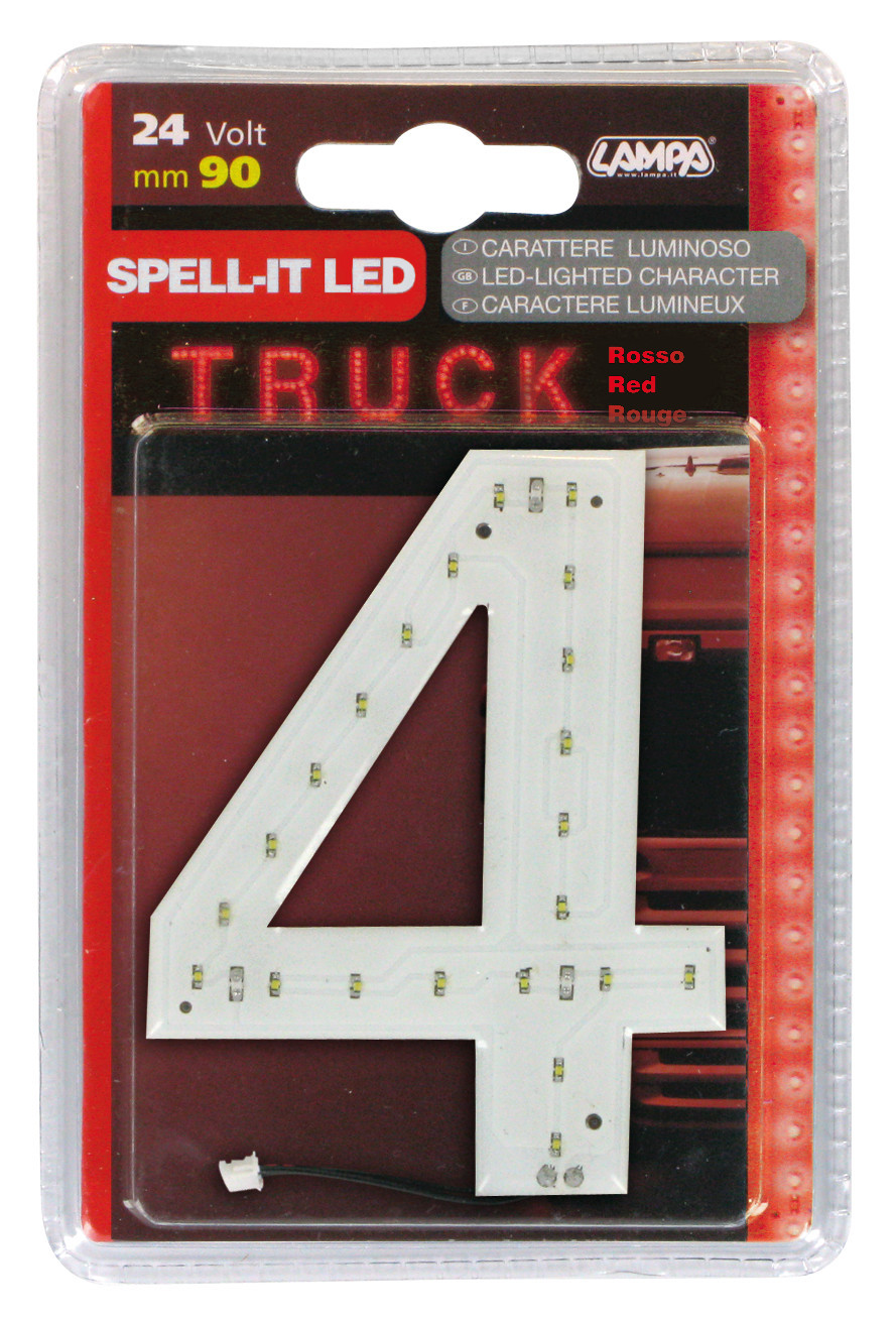 SpelL-It Led, 90 Mm, 24v - Rosso - 4