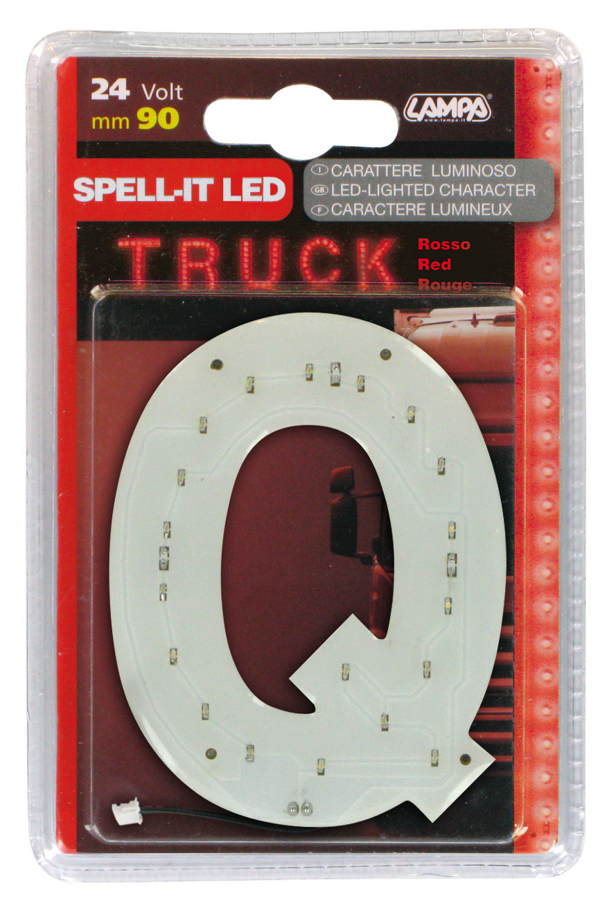 SpelL-It Led, 90 Mm, 24v - Rosso - Q