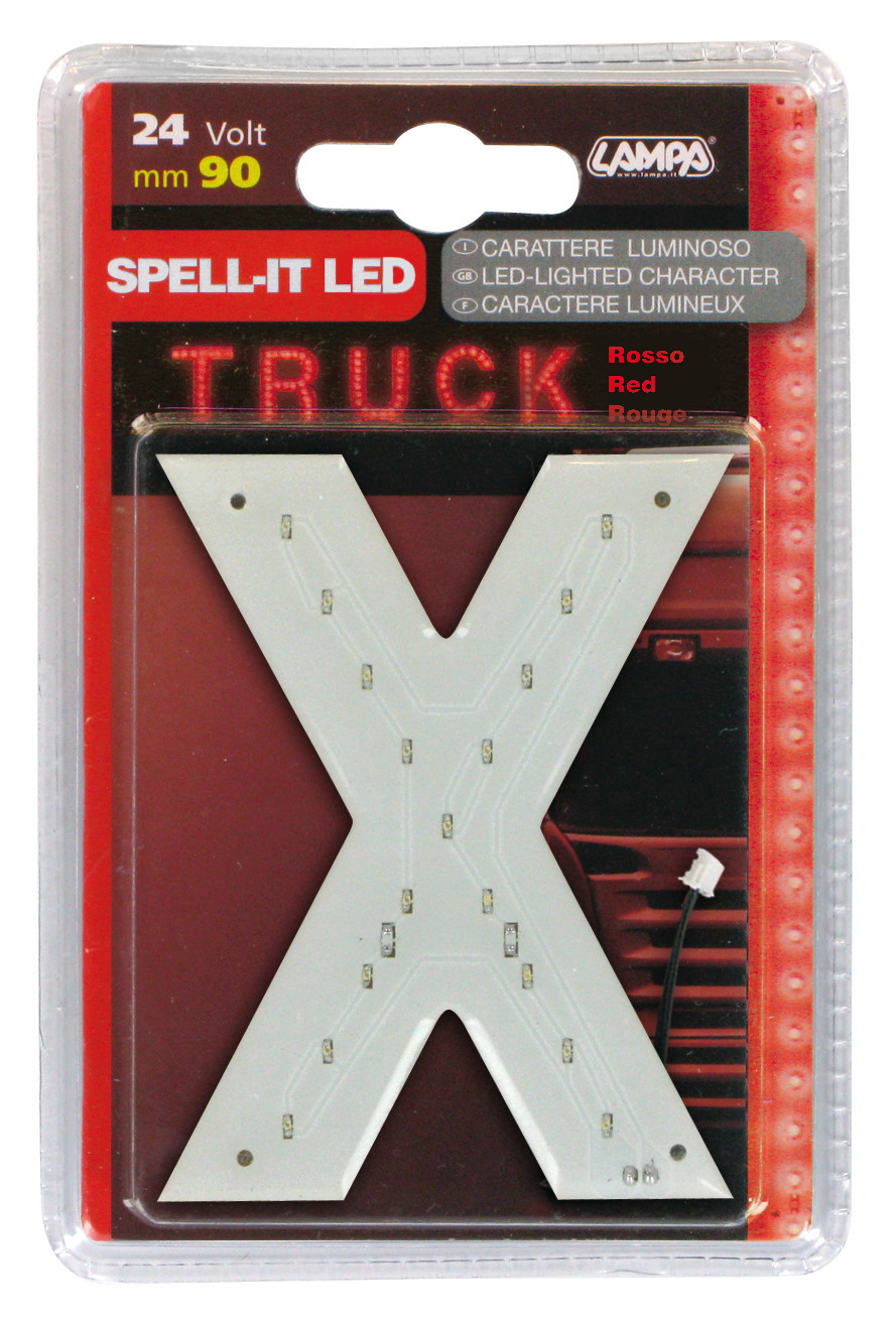 SpelL-It Led, 90 Mm, 24v - Rosso - X